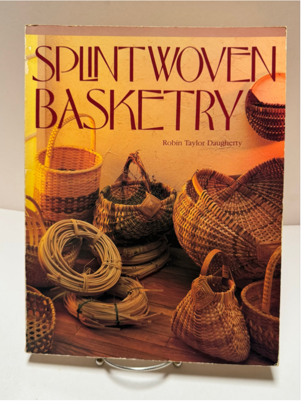 Interweave Press Splint Woven Basketry Paperback Book 1986